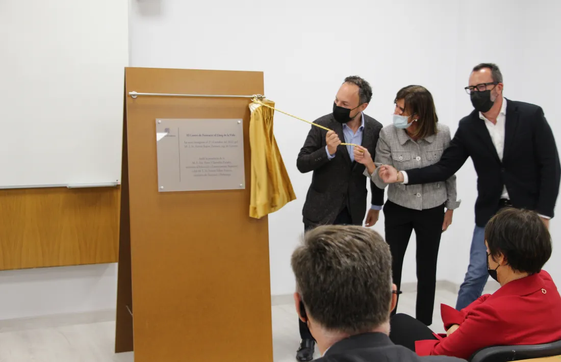 El cap de Govern, Xavier Espot, i la ministra Vilarrubla inauguren el centre, avui.