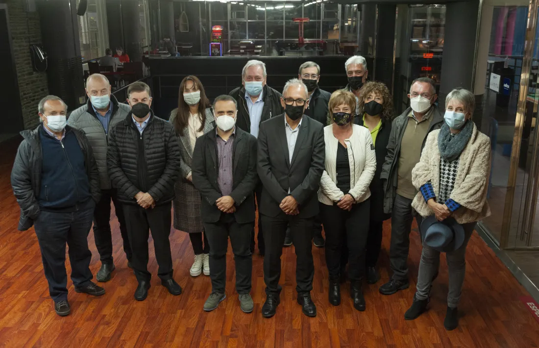 Els participants a la reunió informativa d'ahir al vespre.