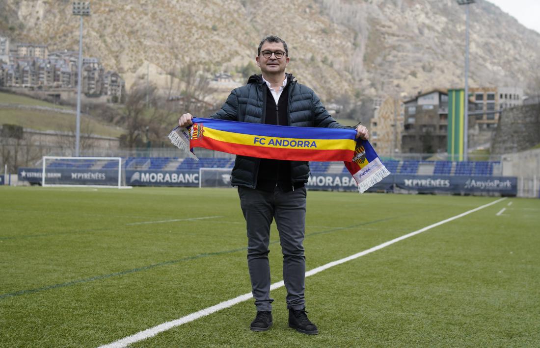 Ricard Pruna, a Prada de Moles. Foto: FC Andorra