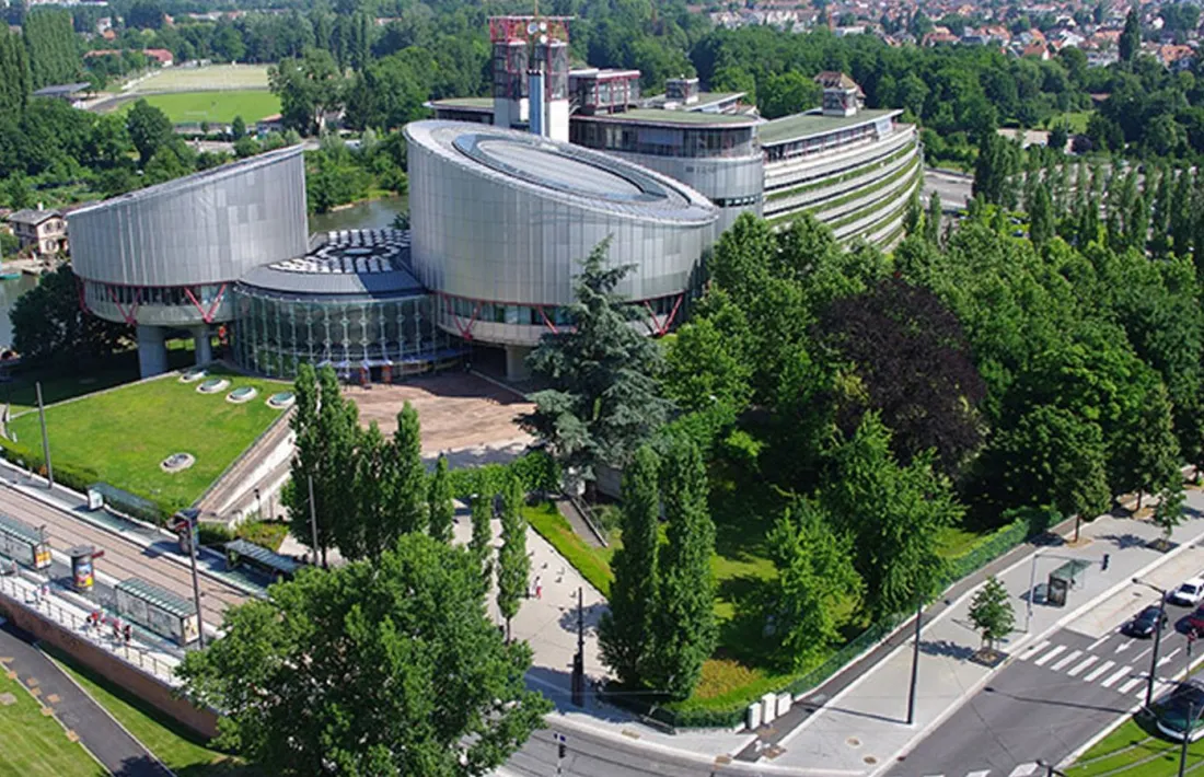 La seu del Tribunal Europeu de Drets Humans.