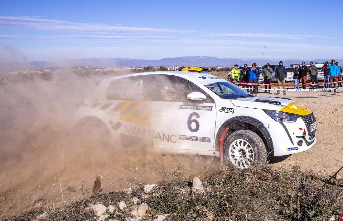 Àlex 'Sito' Español, al Ral·li de Tàrrega. Foto: Fotoesport
