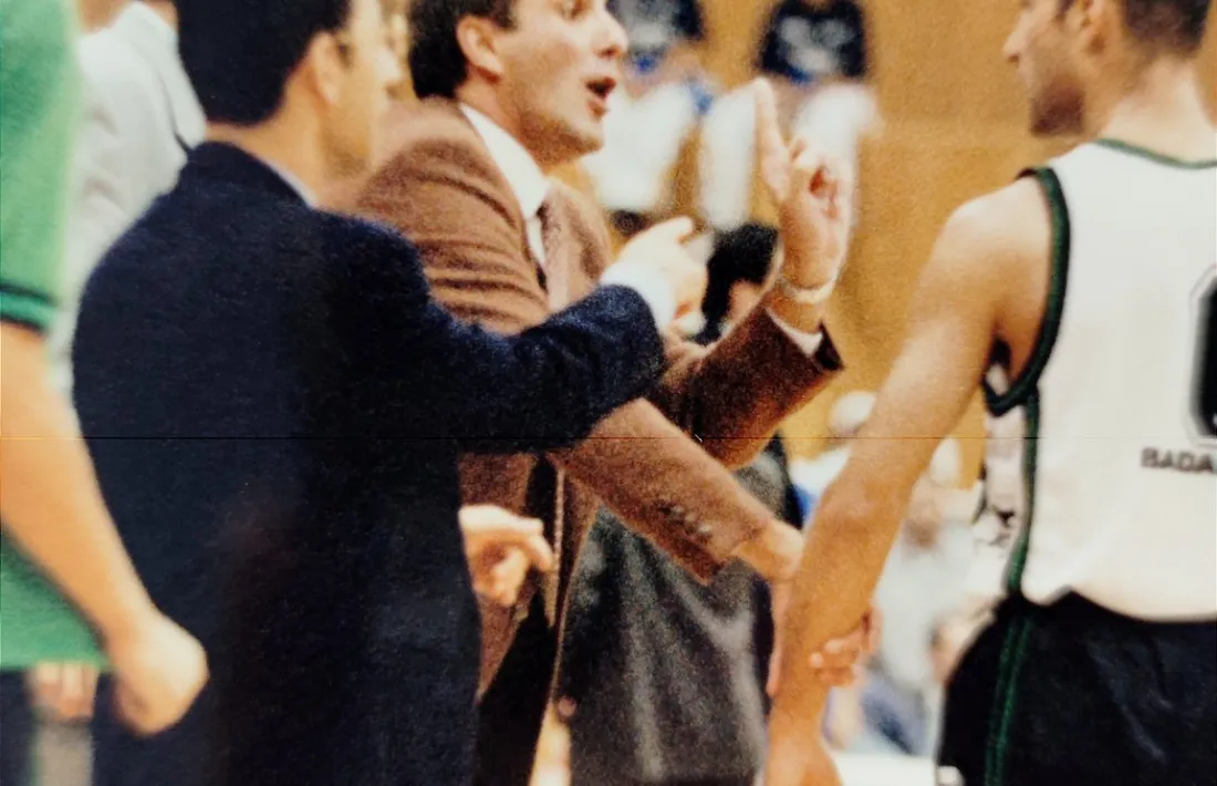 Obradovic donant ordres a ‘Tomi’ Jofresa. Foto: BC MoraBanc Andorra