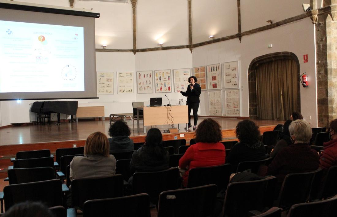 Un moment de la presentació del pla, a Sant Domènec.