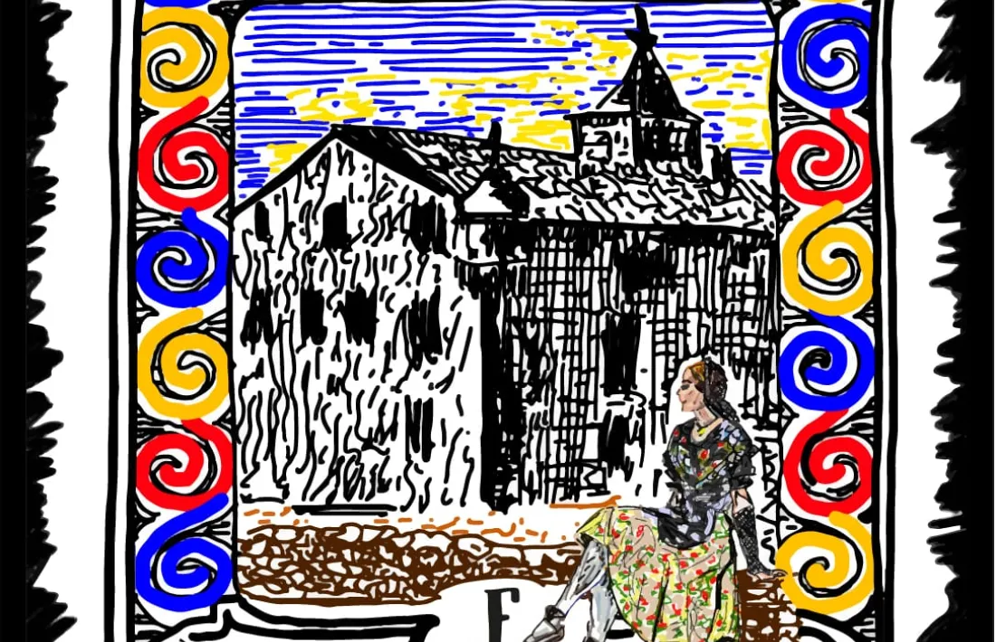 Cartell de les funcions de 'Le val d'Andorre' de la Temporada d'òpera.