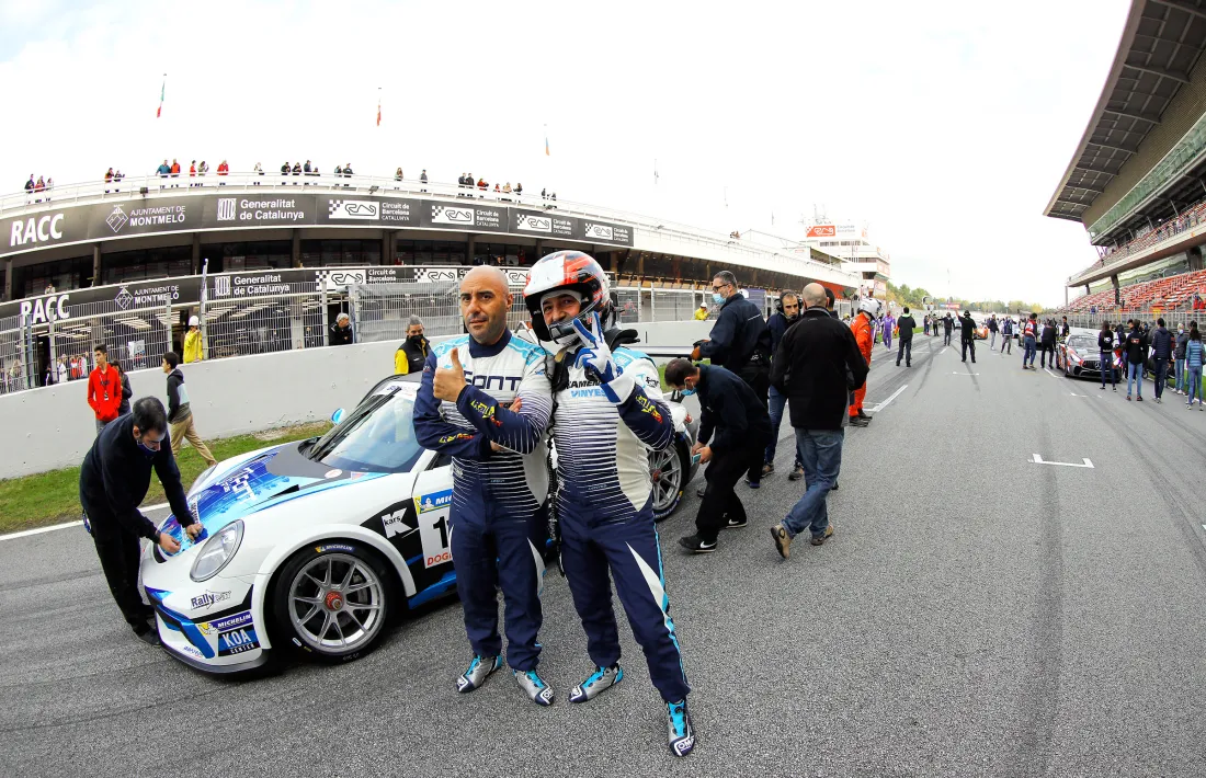 Joan Vinyes i Jaume Font, a Montmeló. Foto: Fotoesport