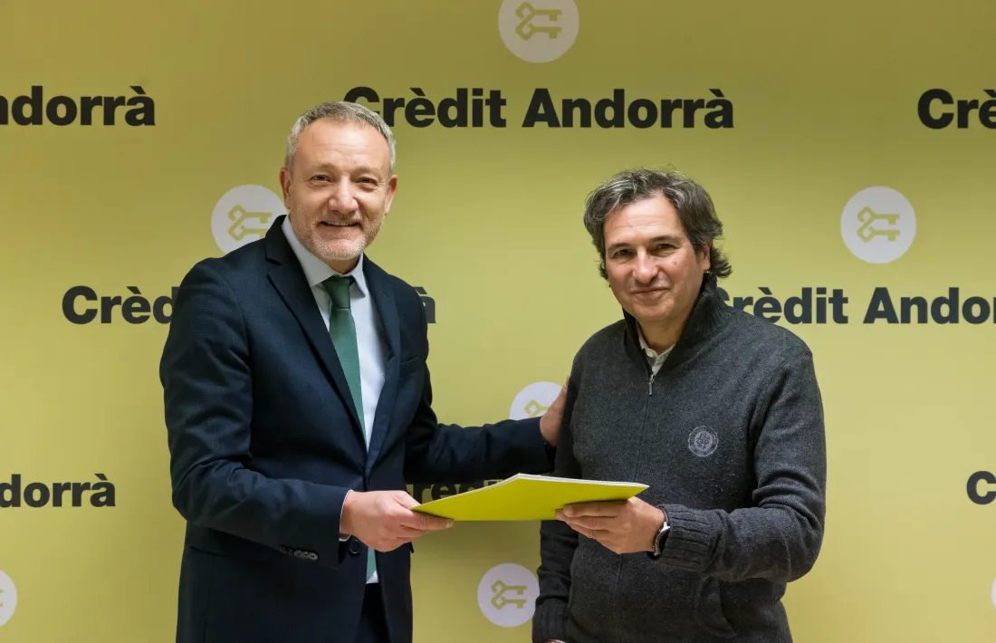 Joan Ramon Mas i Xavier Sarasa. Foto: Eduard Comellas