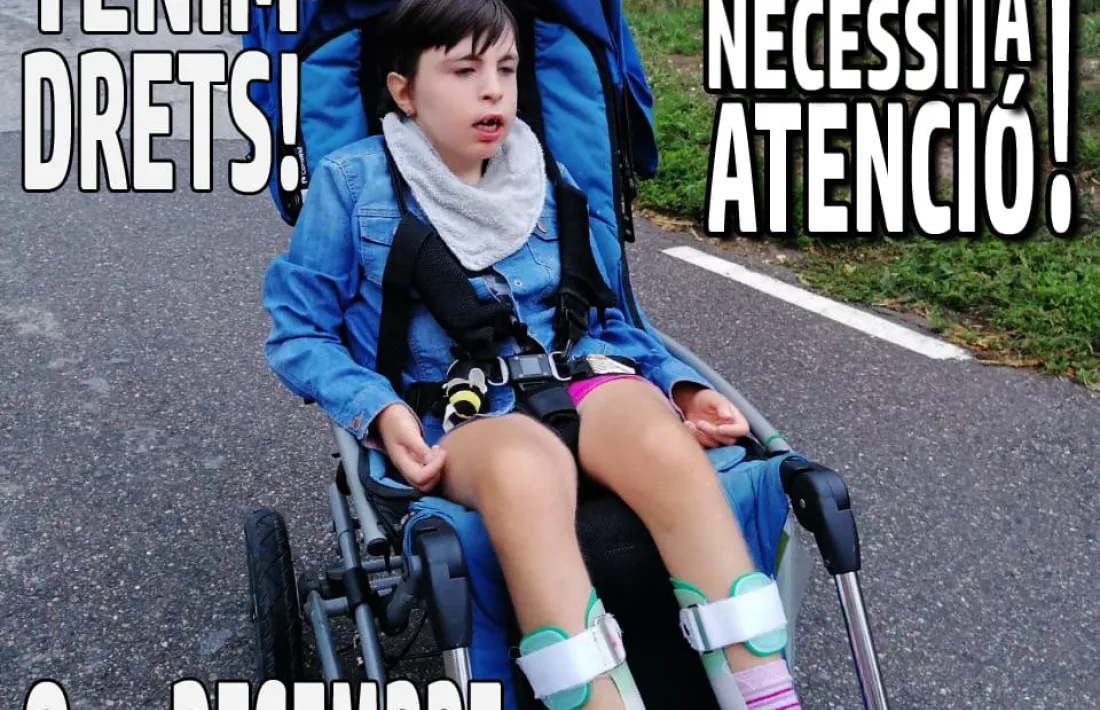 El cartell amb què la família convoca la mobilització. 