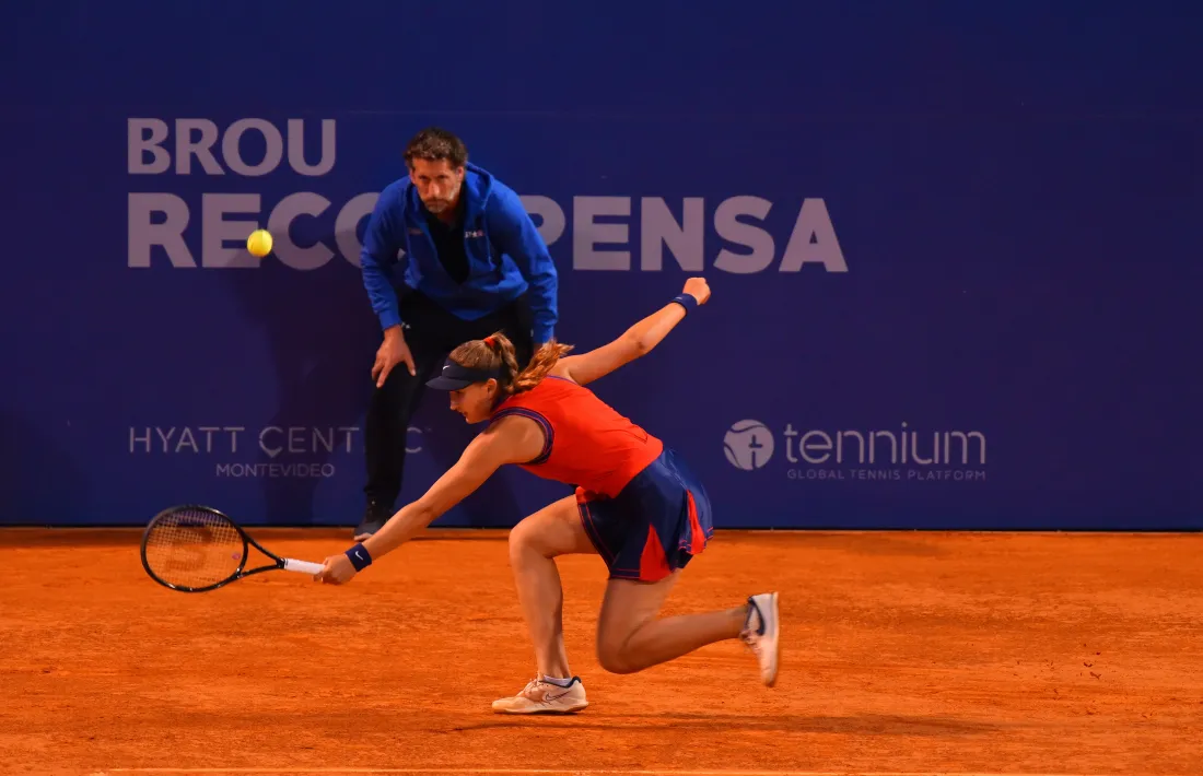 Vicky Jiménez es va quedar a les portes de la seva primera final WTA en l’Open de Montevideo. Garchie Montero / Montevideo Open