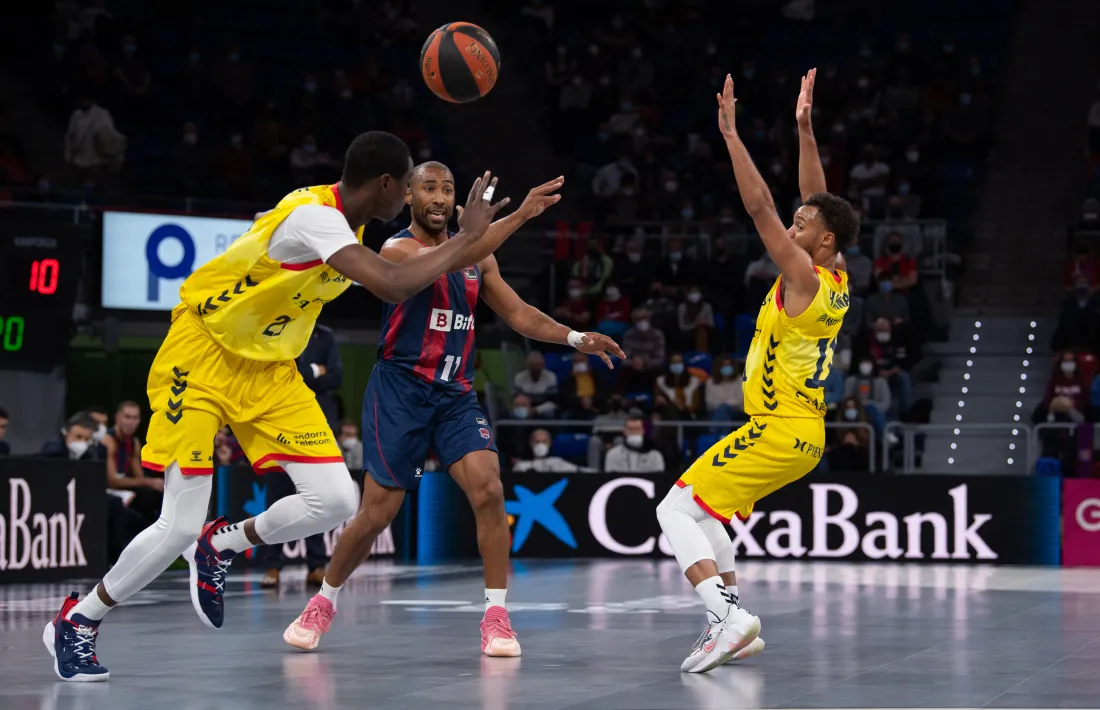 Granger, base uruguaià del Bitci Baskonia, va ser l’autèntic malson de l’equip dirigit per Ibon Navarro amb 25 punts i 7 de 10 en triples.Foto: ACB Photo / A. Bouzo