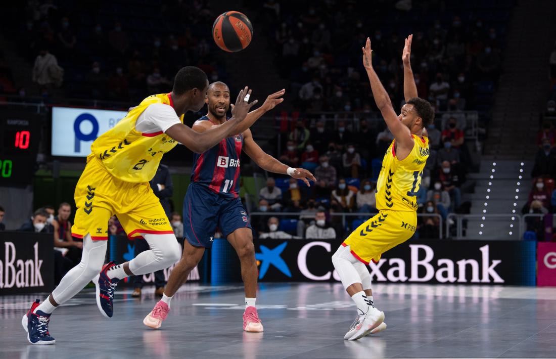 Granger, base uruguaià del Bitci Baskonia, va ser l’autèntic malson de l’equip dirigit per Ibon Navarro amb 25 punts i 7 de 10 en triples.Foto: ACB Photo / A. Bouzo