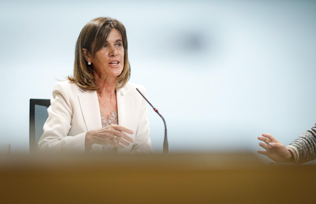 La ministra d'Educació i Ensenyament Superior, Ester Vilarrubla.