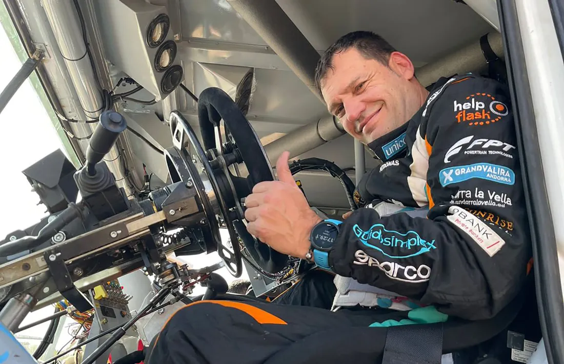 Albert Llovera, novament, pilotarà un camió al raid més dur i mediàtic del món. Foto: Fotoesport