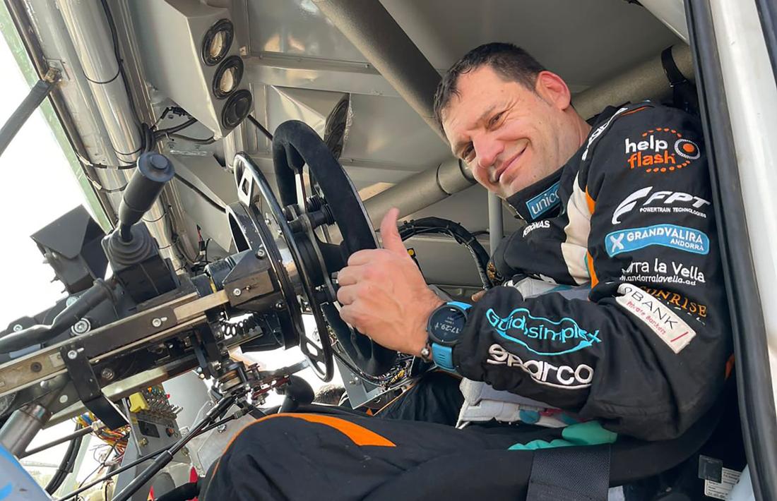Albert Llovera, novament, pilotarà un camió al raid més dur i mediàtic del món. Foto: Fotoesport
