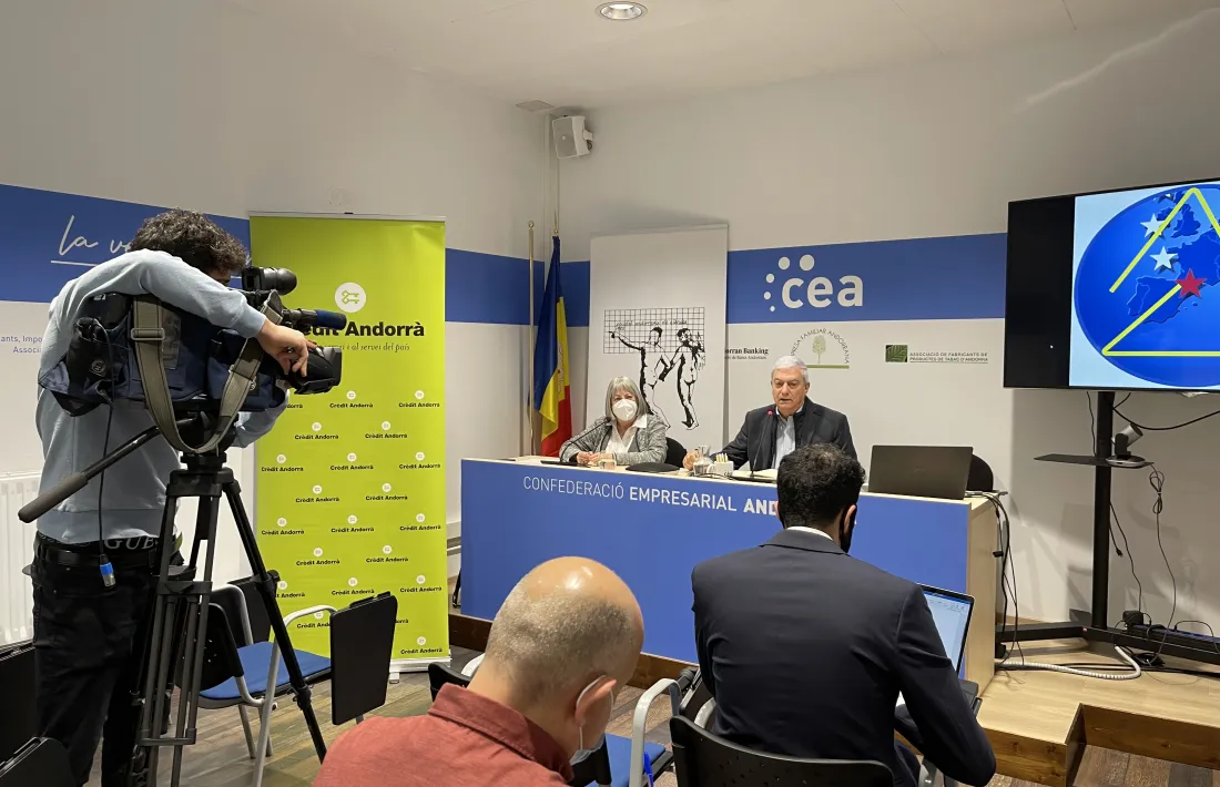 Un moment de la presentació de les Jornades, aquest matí.