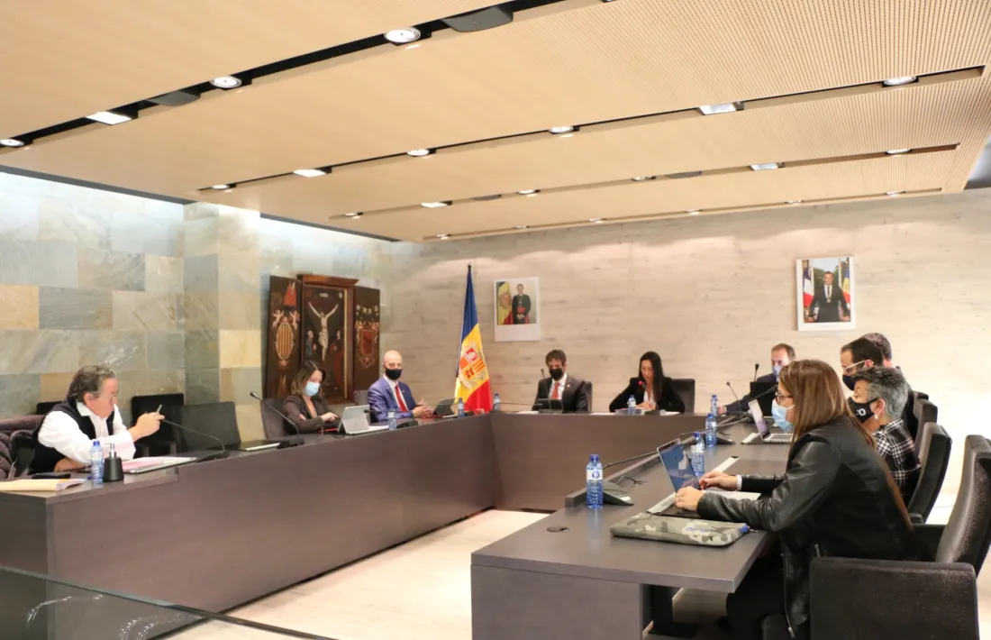 Sessió del consell de Comú d'Ordino.
