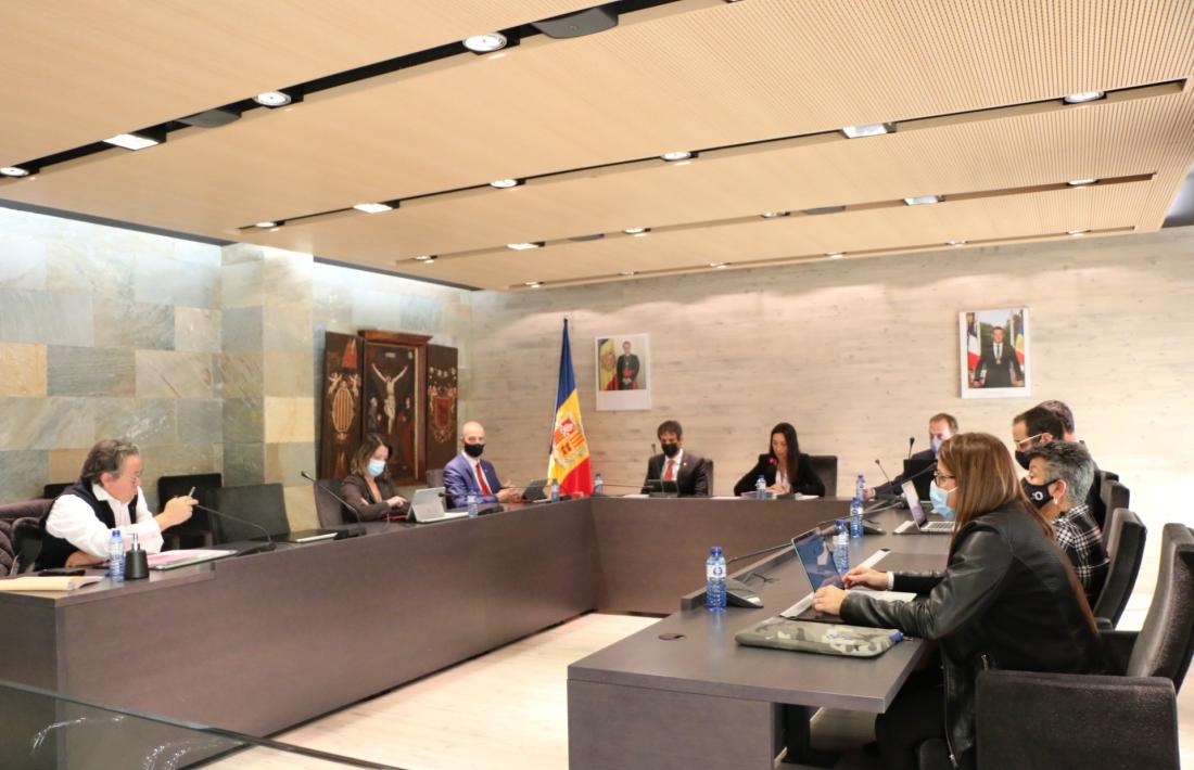 Sessió del consell de Comú d'Ordino.