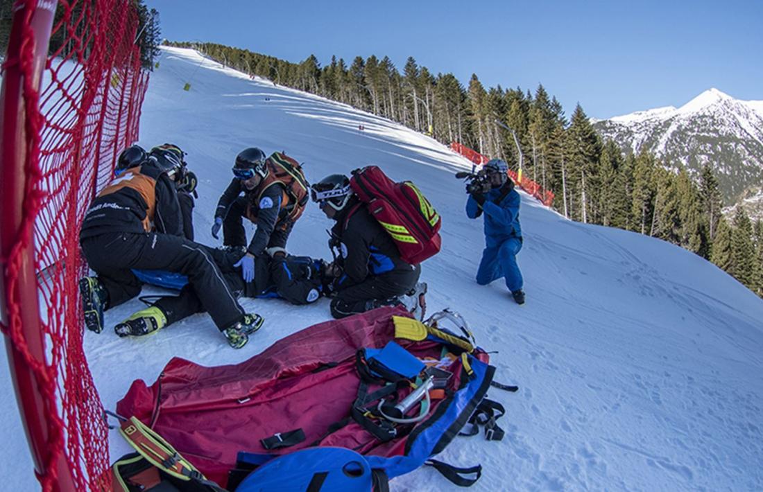 Un moment d'un simulacre a pistes.