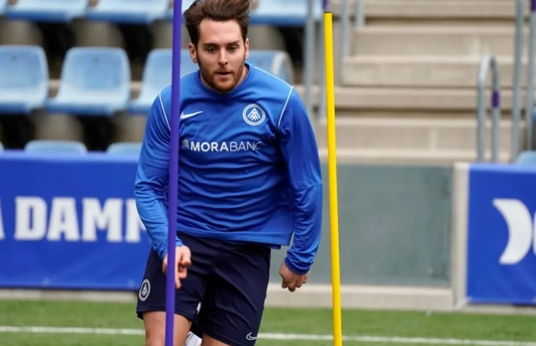 Ibai Gómez, a l’Estadi Nacional. Foto: FC Andorra