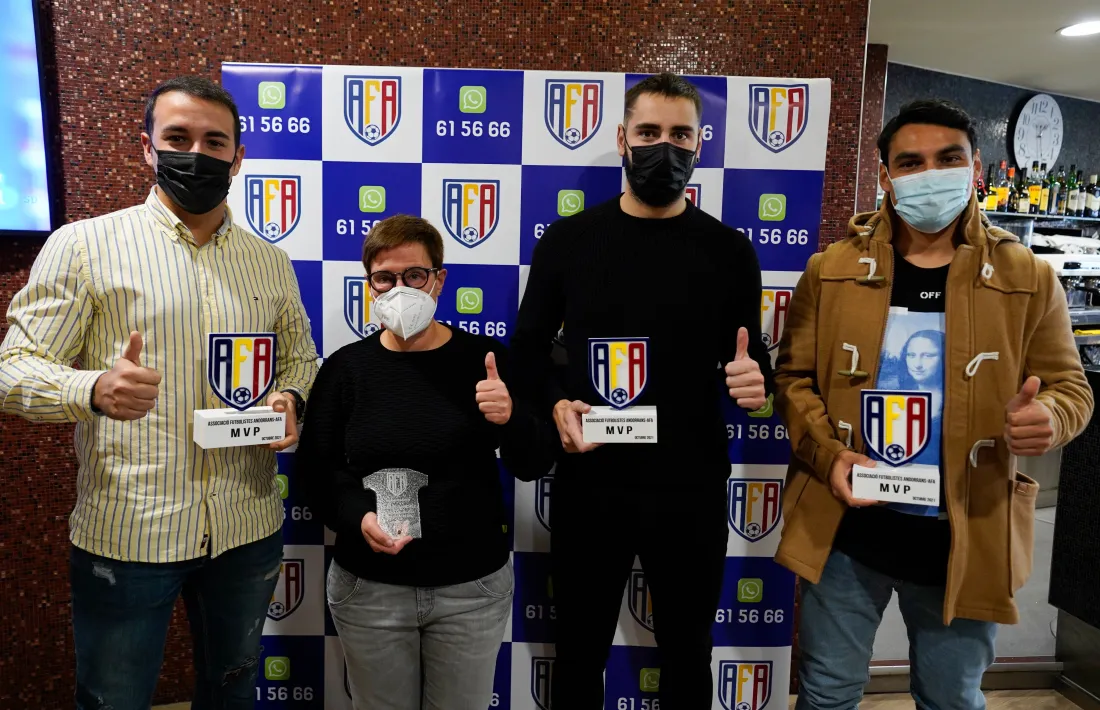 Els guanyadors del premi AFA. Foto: AFA