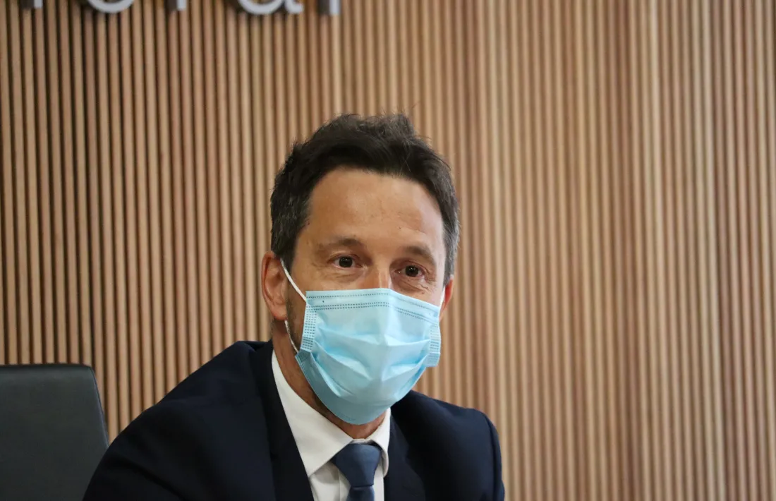 El president del grup parlamentari socialdemòcrata, Pere López.