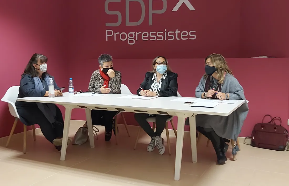 Pujol, Montolio, Cano i Zoppetti en la compareixença d’ahir de Progressistes-SDP.