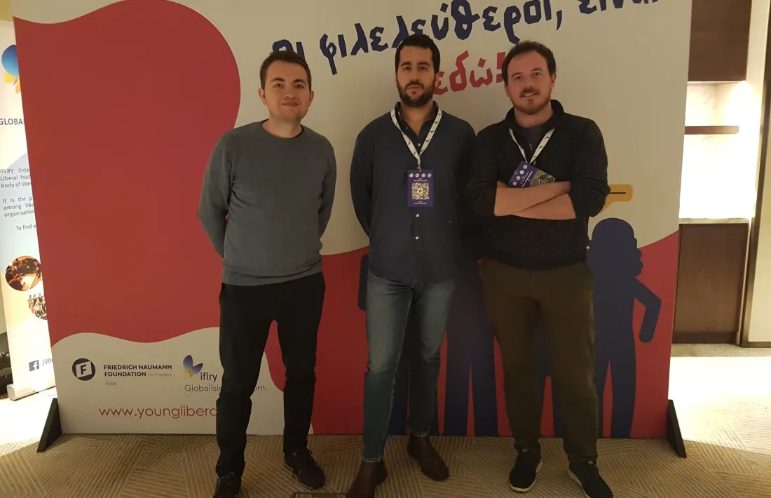 Toni Puig, a l’esquerra, aquest cap de setmana a Atenes.