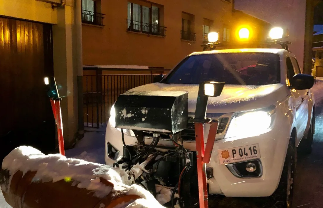 La treta de neu a la Massana.