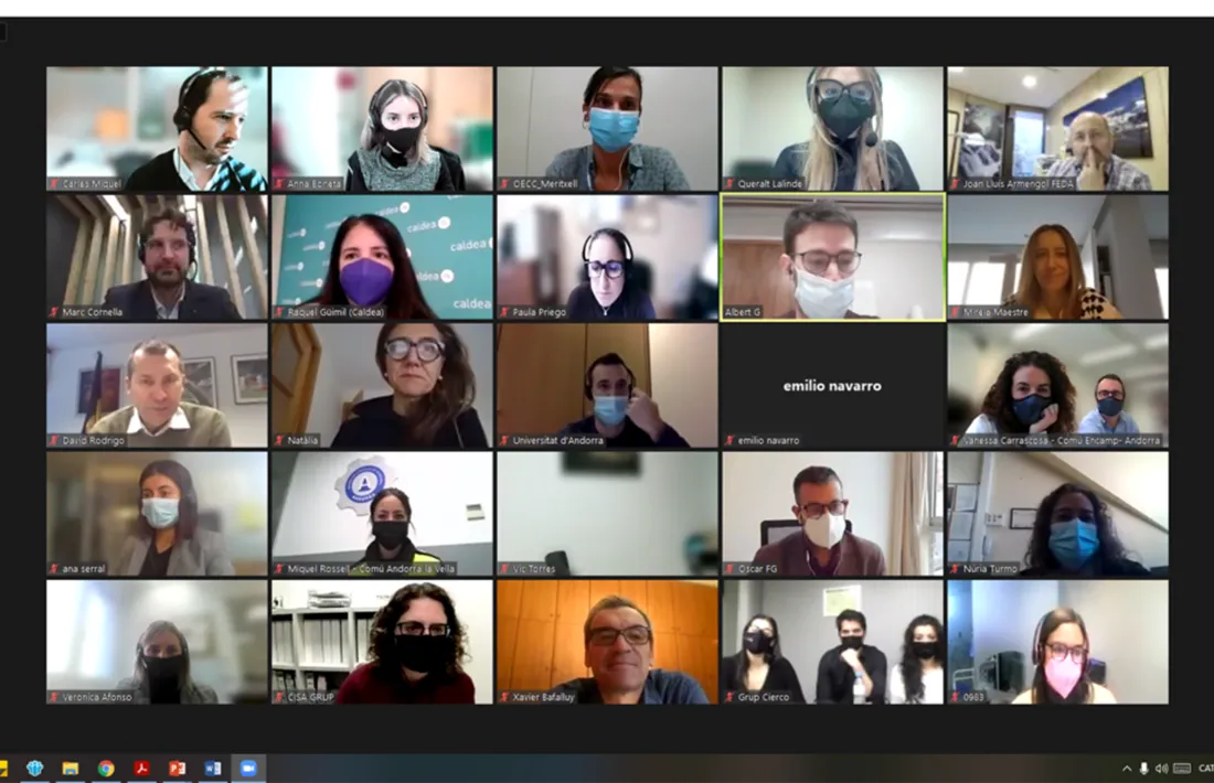 Un moment del seminari virtual.