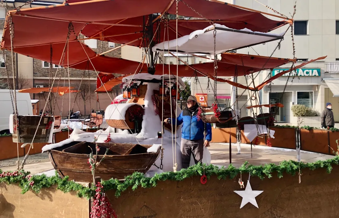 Preparatius del carrusel medieval de la Massana.