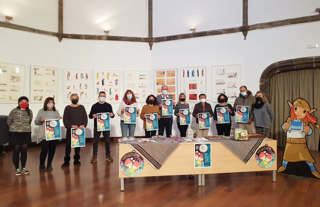 Presentació de la campanya Sabors de Nadal, amb els productes artesans al centre i propostes lúdiques per estimular als consumidors.