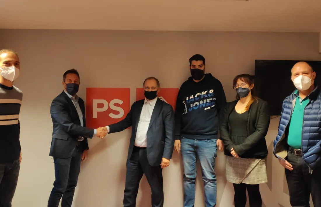 Paulo Pisco ha aprofitat la presència a Andorra per reunir-se amb una delegació del Partit Socialdemòcrata.