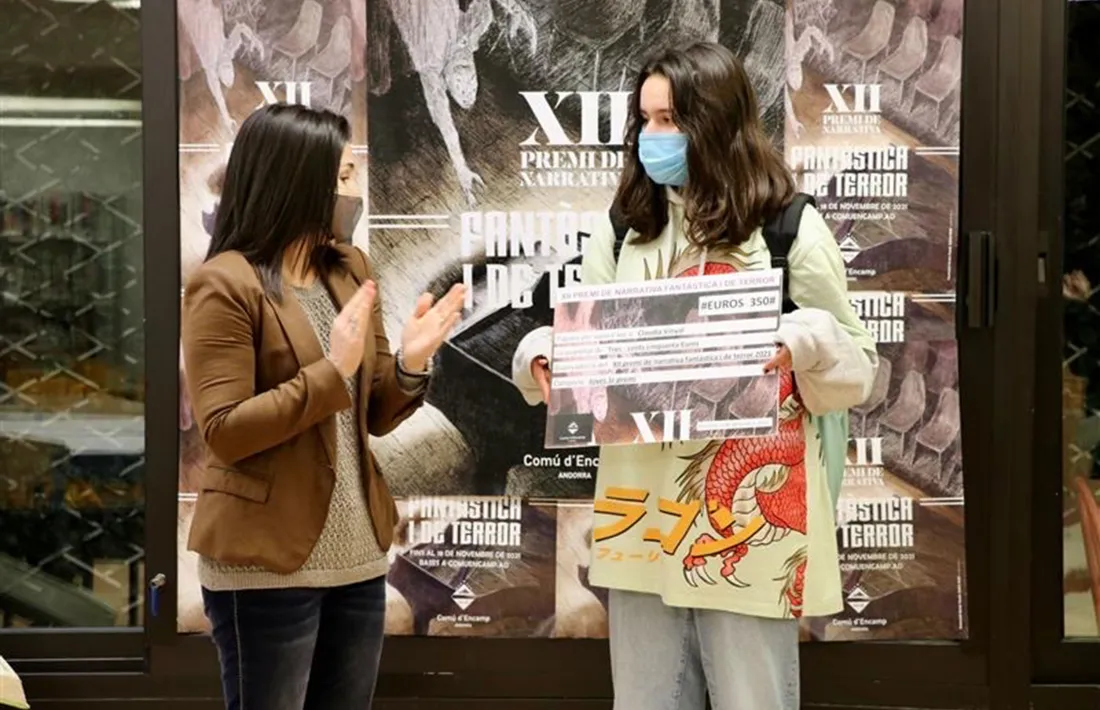 Mas amb una de les guanyadores del XII Premi de Narrativa Fantàstica i de Terror d’Encamp.