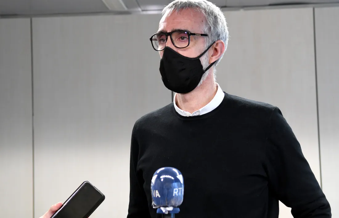 El secretari d'Estat, Eric Bartolomé, aquest matí a Prat del Rull.