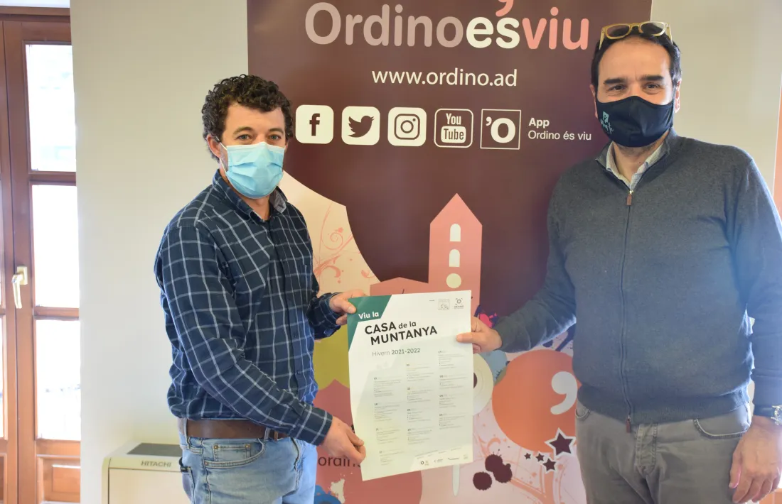 Un moment de la presentació de les activitats d'hivern de la Casa de la Muntanya.