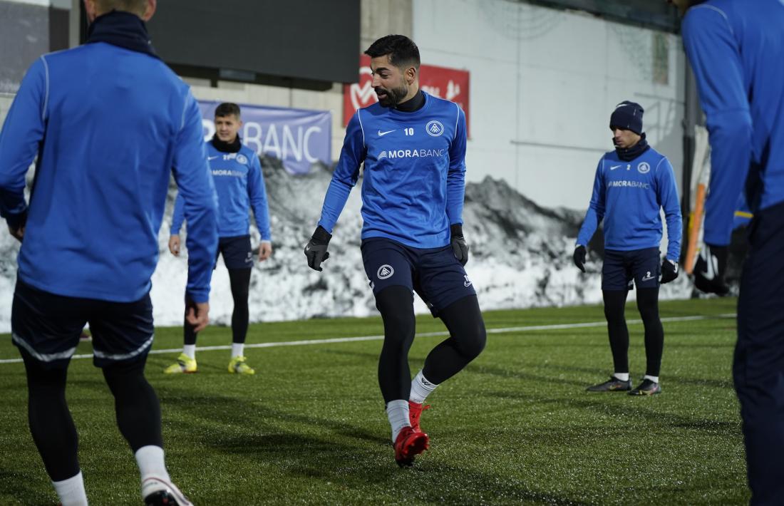 Carlos Martínez, el davanter mataroní de l’FC Andorra, una de les amenaces del partit de Copa del Rei d’avui contra el Celta.