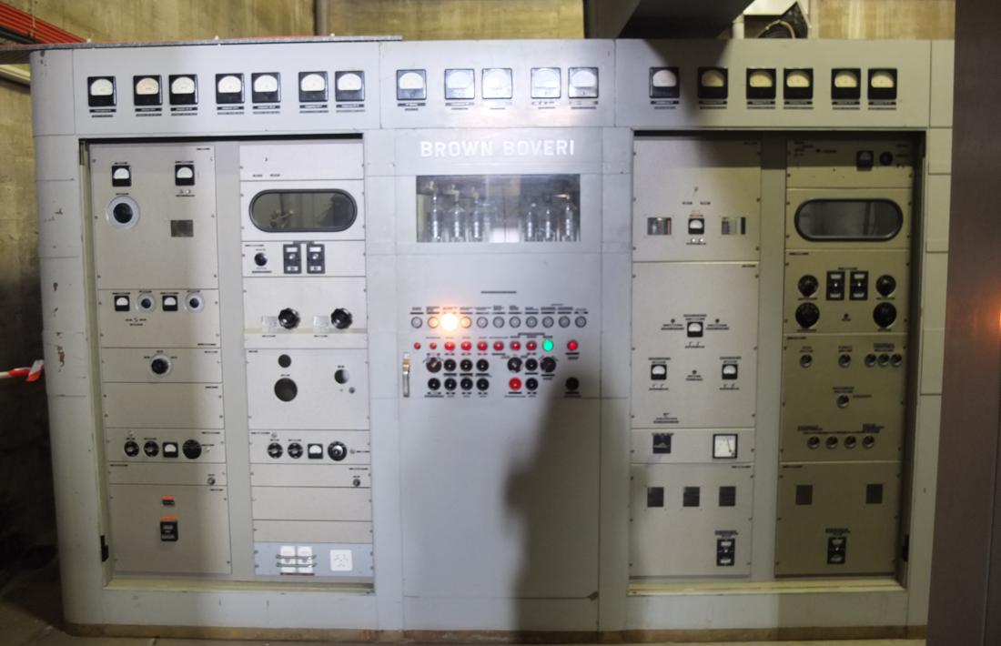 L’emissor Brown Boveri de 50 kW de potència serà l’únic que es quedarà al Pic Blanc.