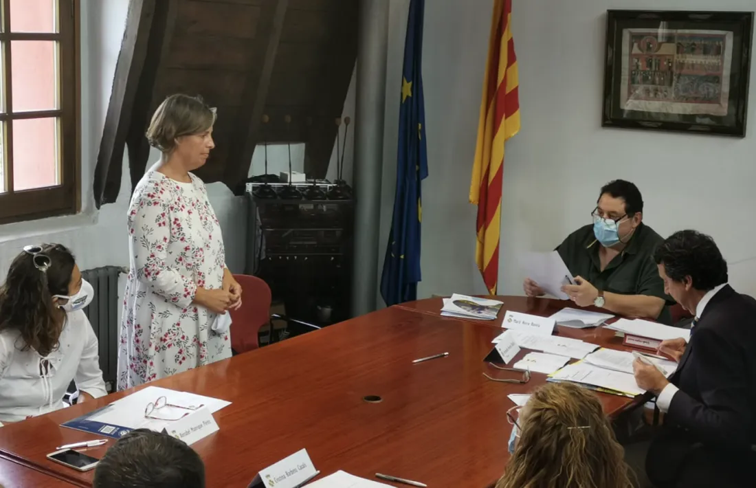 Lladós, el dia que va prendre possessió. 