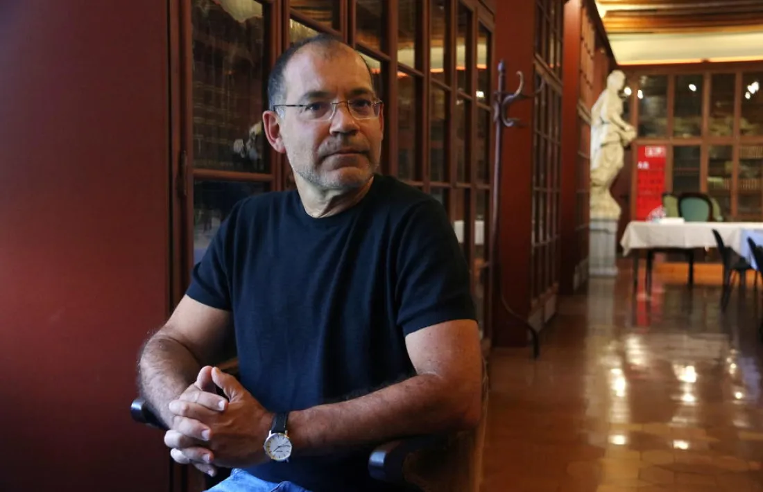 Toni Sala, el 2019, quan va rebre el premi Crexells per ‘Persecució’.