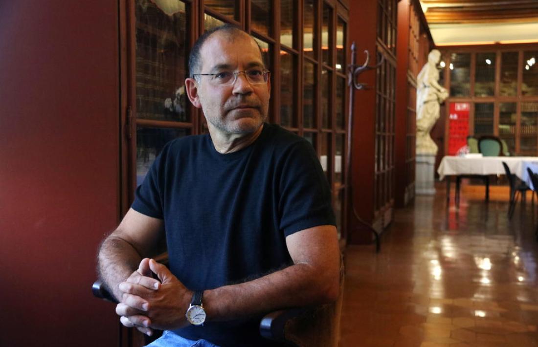 Toni Sala, el 2019, quan va rebre el premi Crexells per ‘Persecució’.