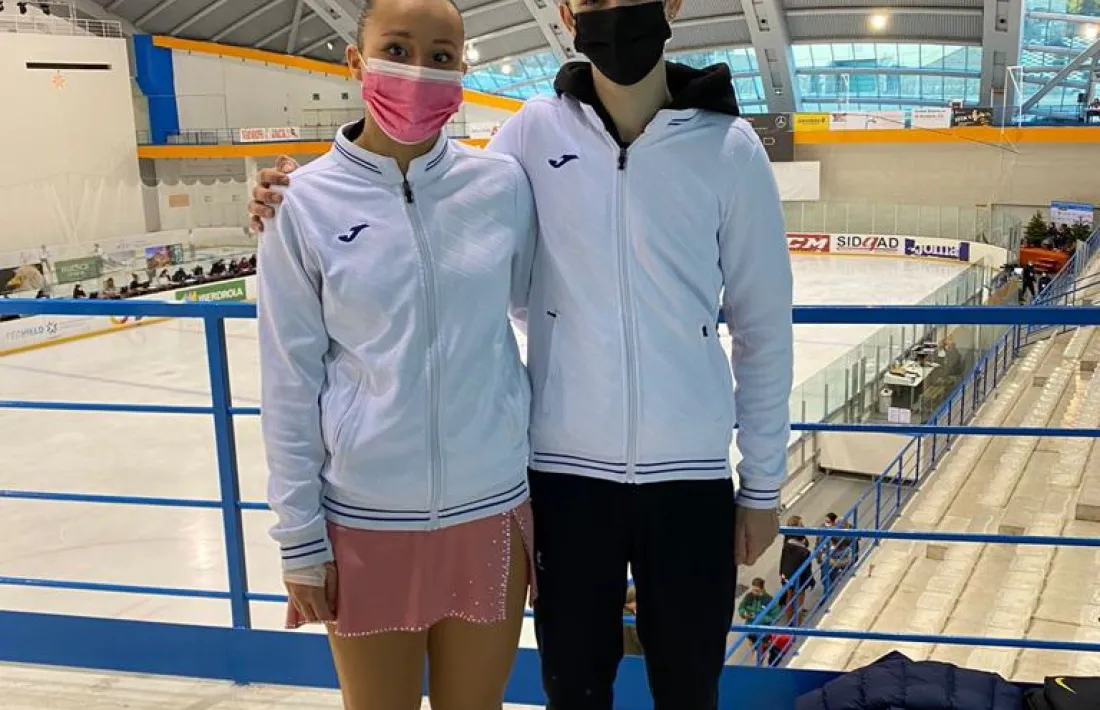 Paula Margarido i Elvis Caubet, a Jaca.