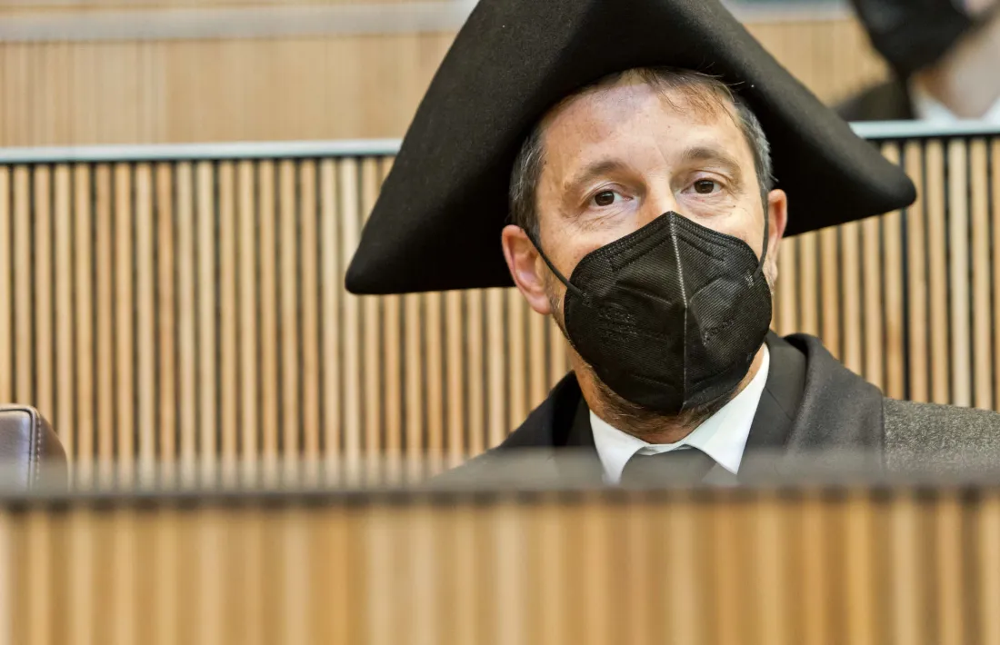 El president del grup socialdemòcrata, Pere López.