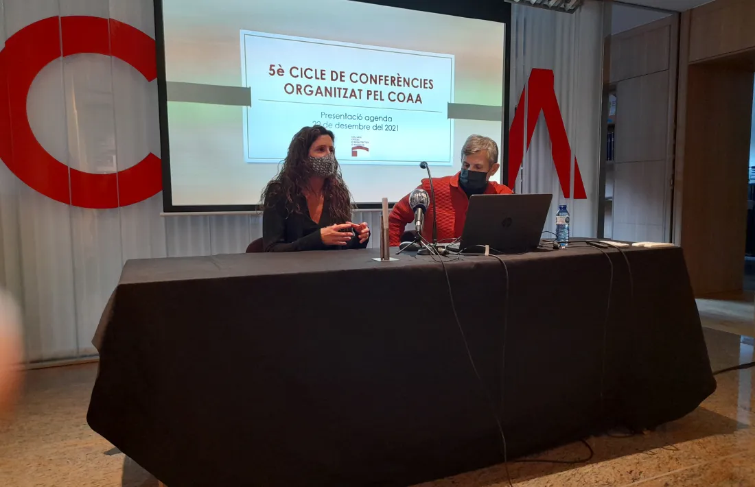 Nadal i Dilmé, aquest matí a la seu del COAA.