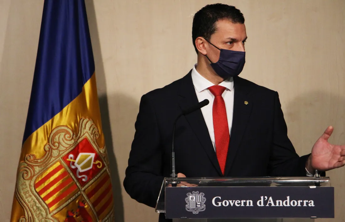 El ministre de Presidència, Economia i Empresa, Jordi Gallardo.