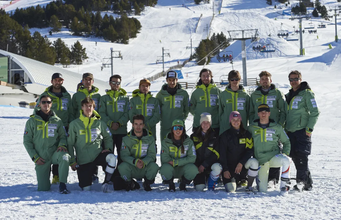 Els esportistes de la Federació Andorrana d’Esquí van reunir-se ahir al matí al Tarter.