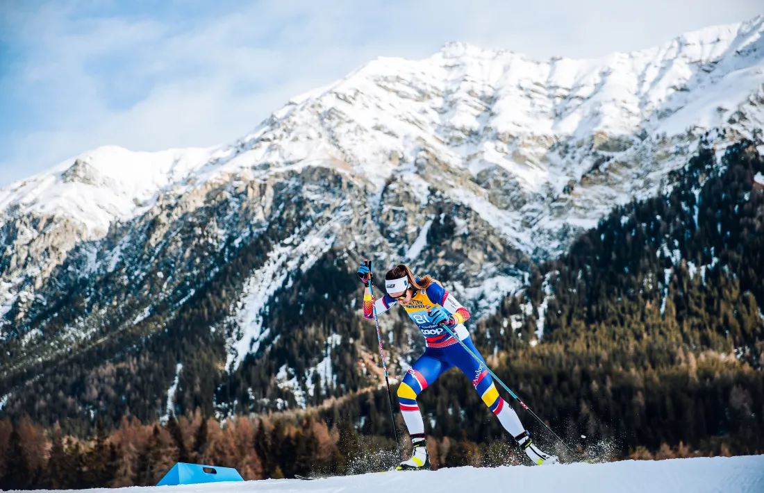  Carola Vila en el debut al Tour de Ski.