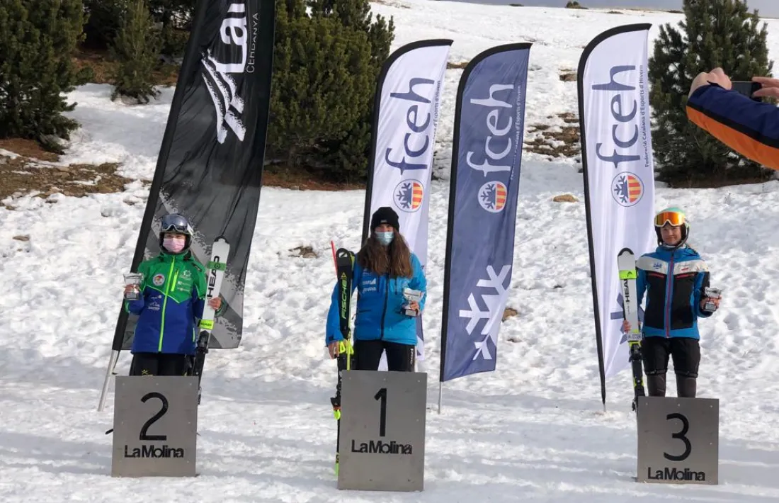 Al gegant U16 femení de la Copa Pirineus hi va haver podi totalment andorrà.