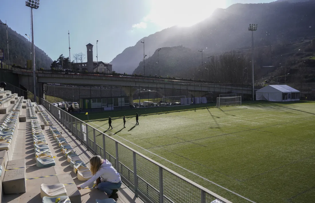 Les instal·lacions actuals de Prada de Moles, que van acollir l’FC Andorra.