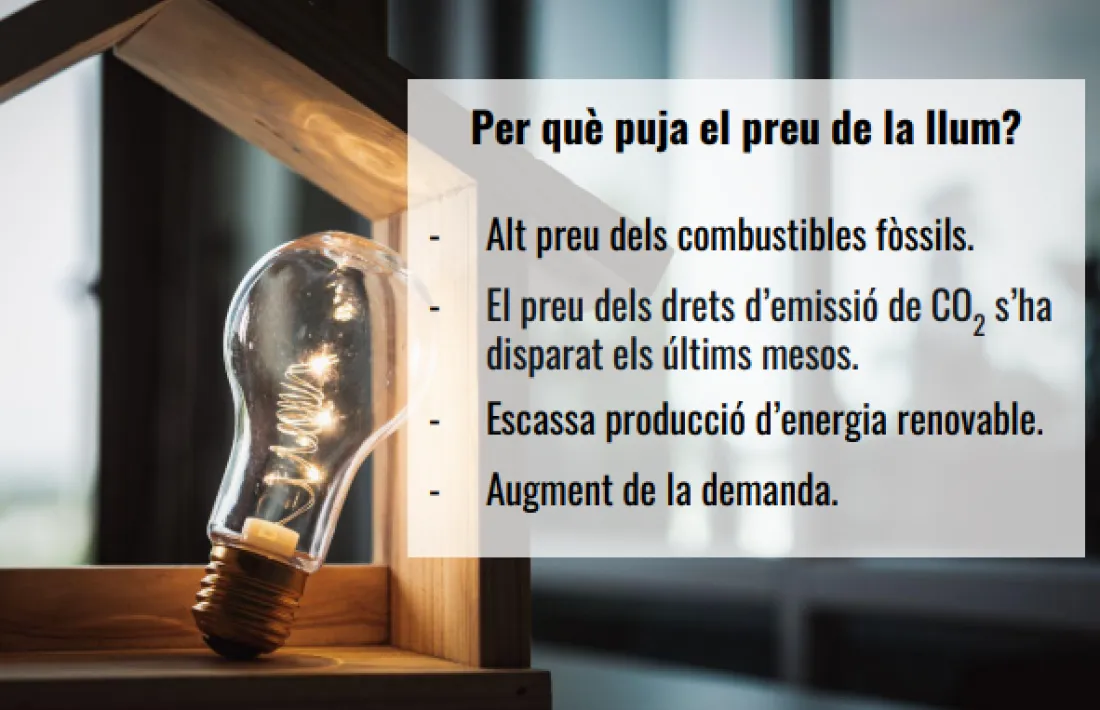 Imatge extreta del perfil de Facebook de la companyia amb els arguments que justifiquen l’increment.