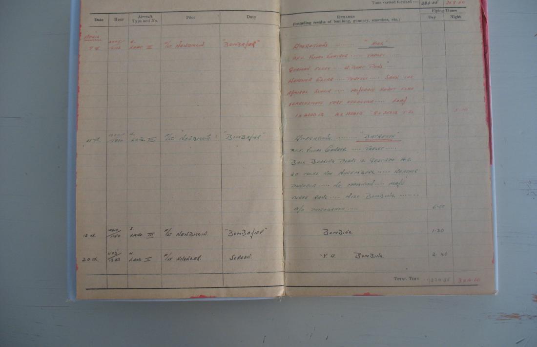 Abril del 1944: raids sobre Kiel i Bayreuth.