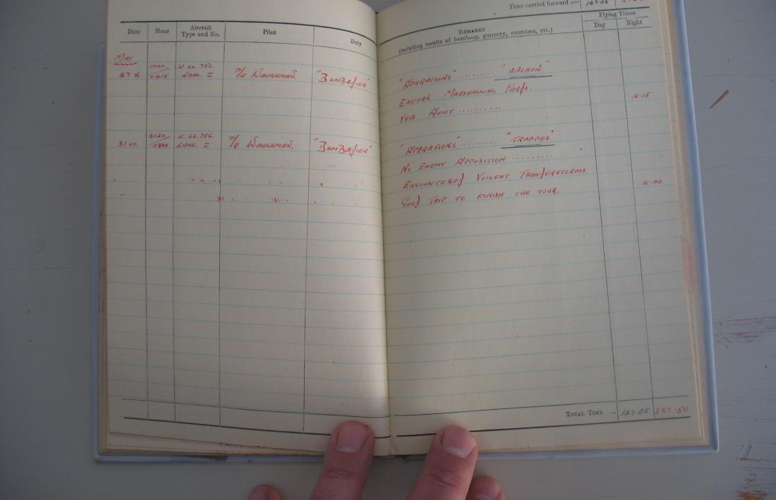 Maig del 1944: missió sobre Trappes, "Good trip to finish the tour".